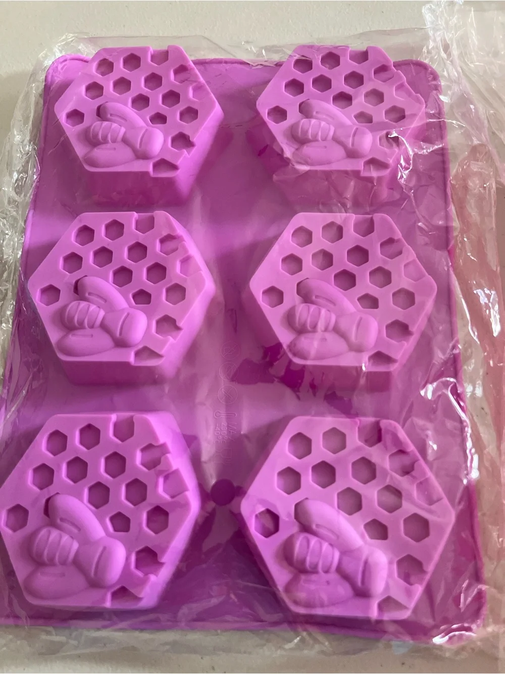 Purple and Hot Pink Silicone Mold Set